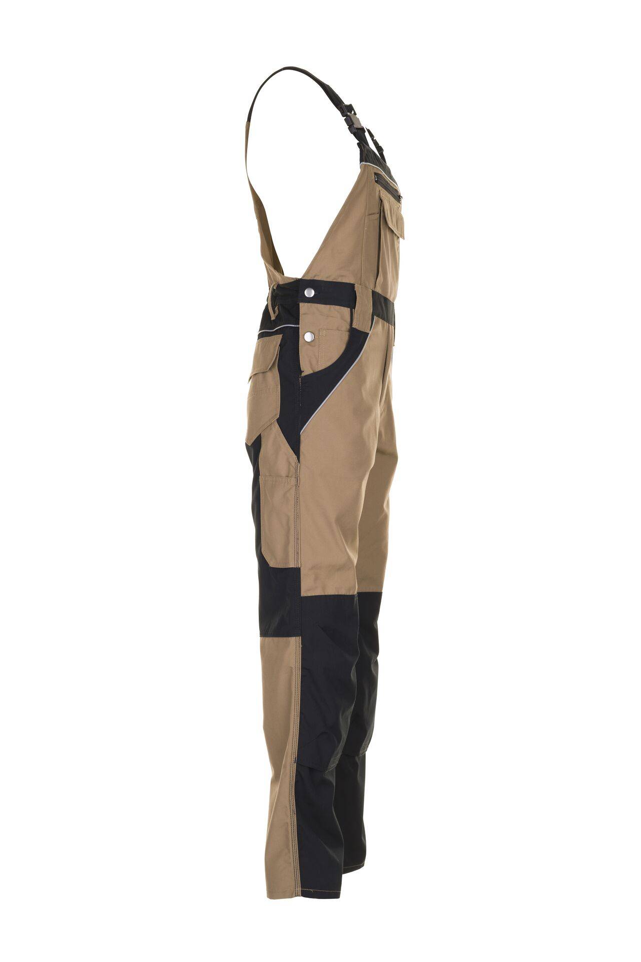 Plaline Latzhose sand/schwarz Größe 46