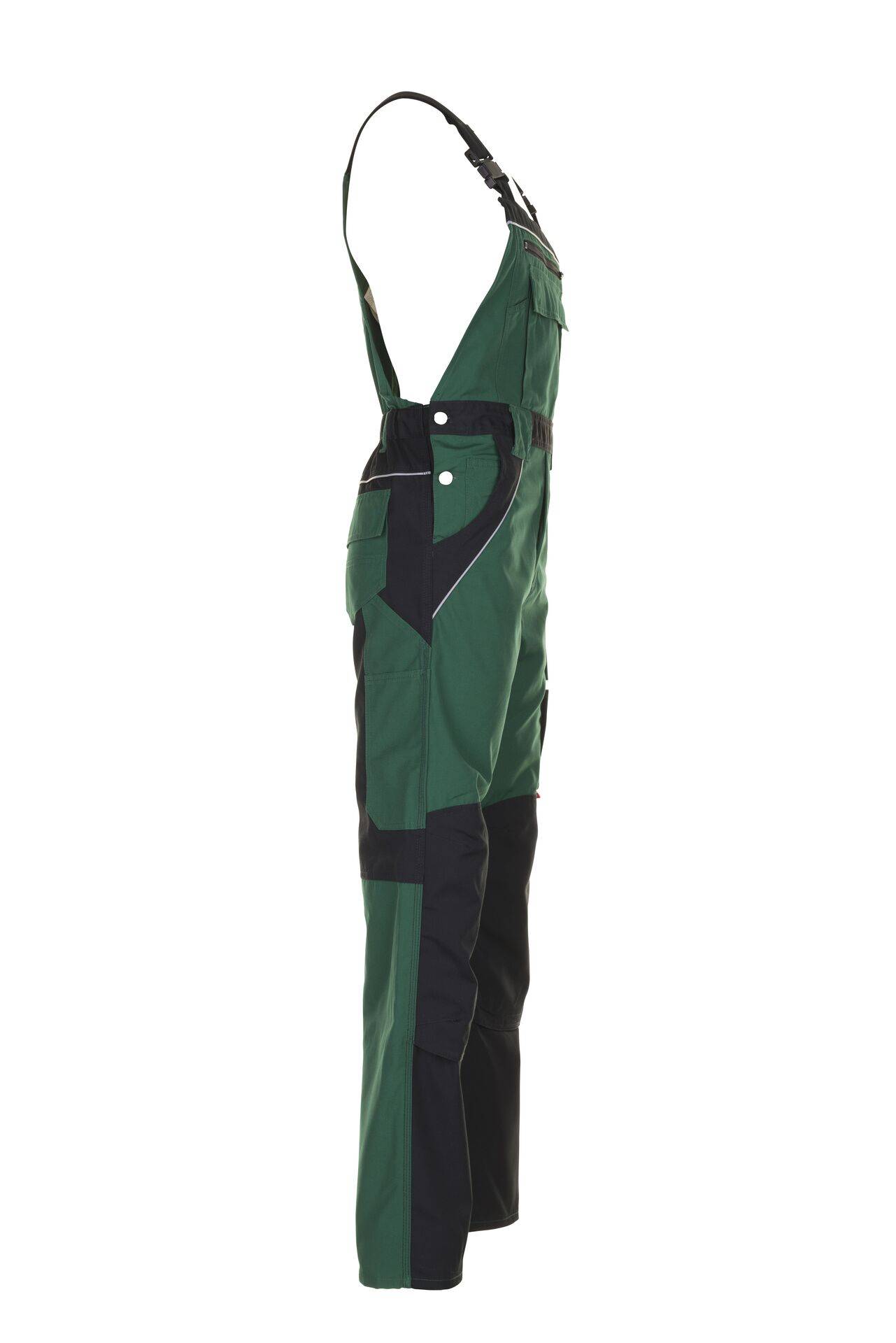 Plaline Latzhose grün/schwarz Größe 24