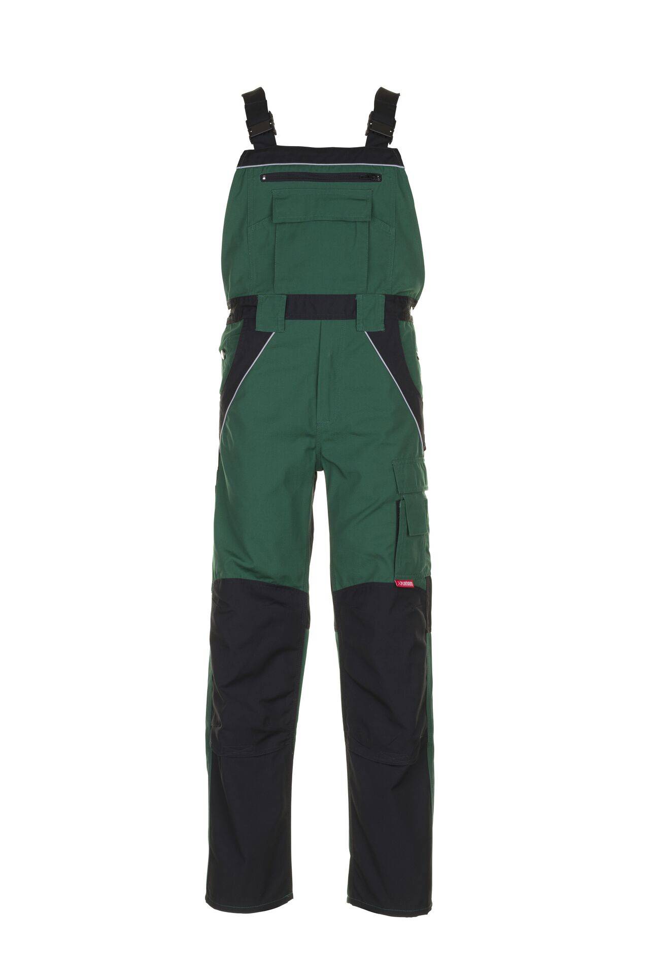 Plaline Latzhose grün/schwarz Größe 58