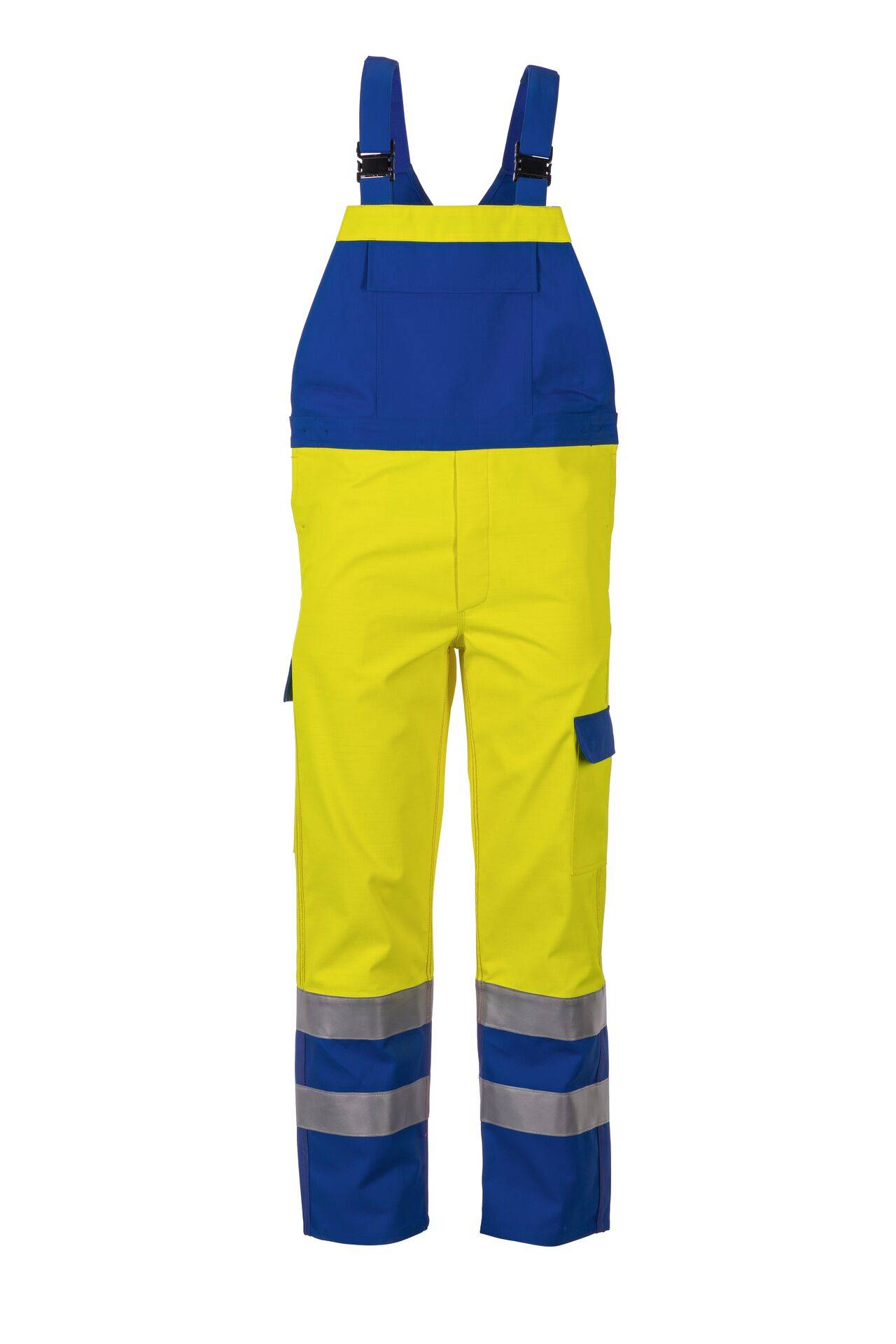 Major Protect Warnschutz Warn Latzhose warngelb/kornblau Größe 48