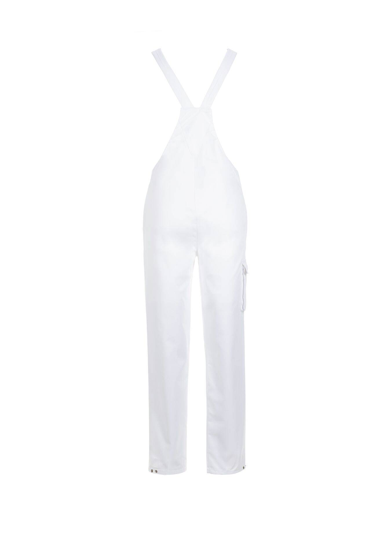 Food Damen Latzhose reinweiß Größe 42