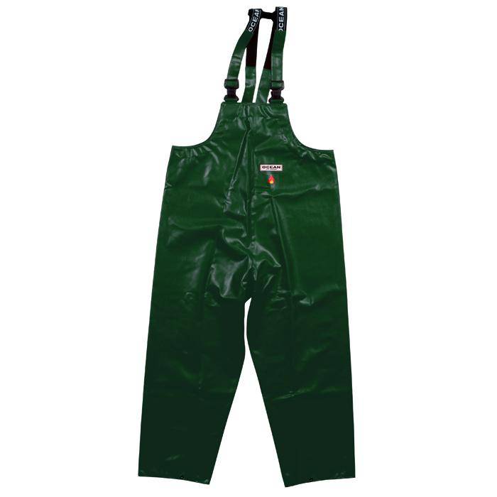 Offshore Latzhose - Ocean - Ölresistente Regenhose - Größe S - Olive