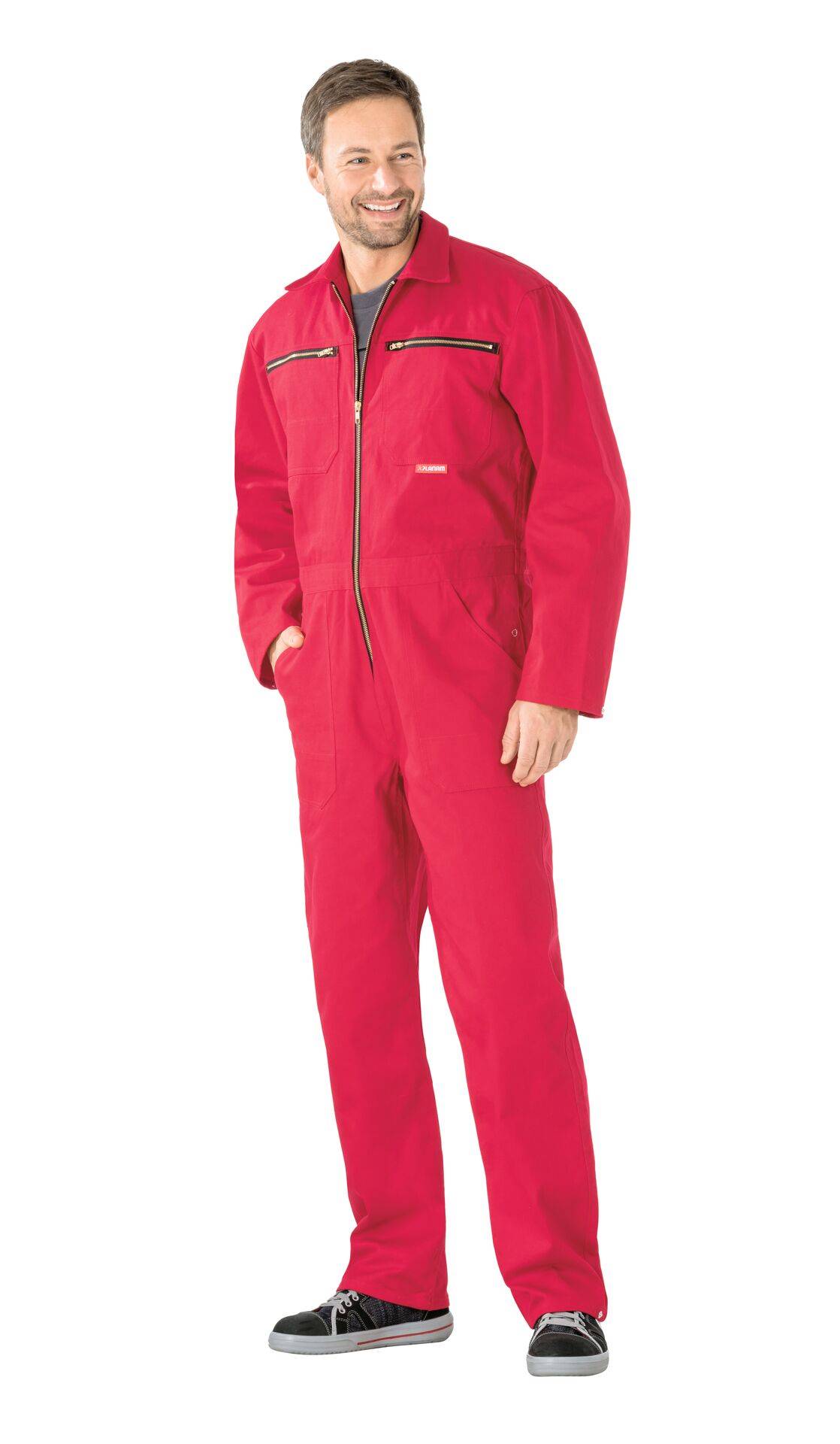 BW 290 Rallyekombi mittelrot Größe 58