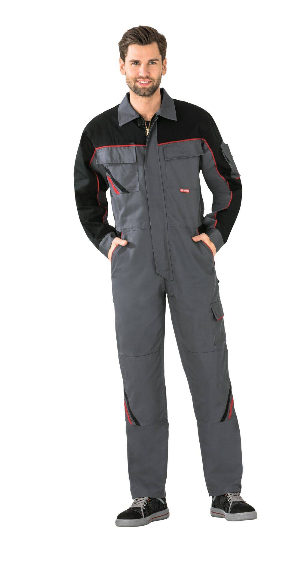 Highline Rallyekombi schiefer/schwarz/rot Größe 28