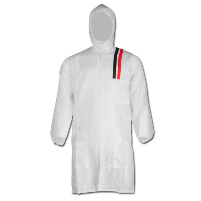 Lackiermantel Polytec - atmungsaktiv - weiß - Größe XXL (58-60)