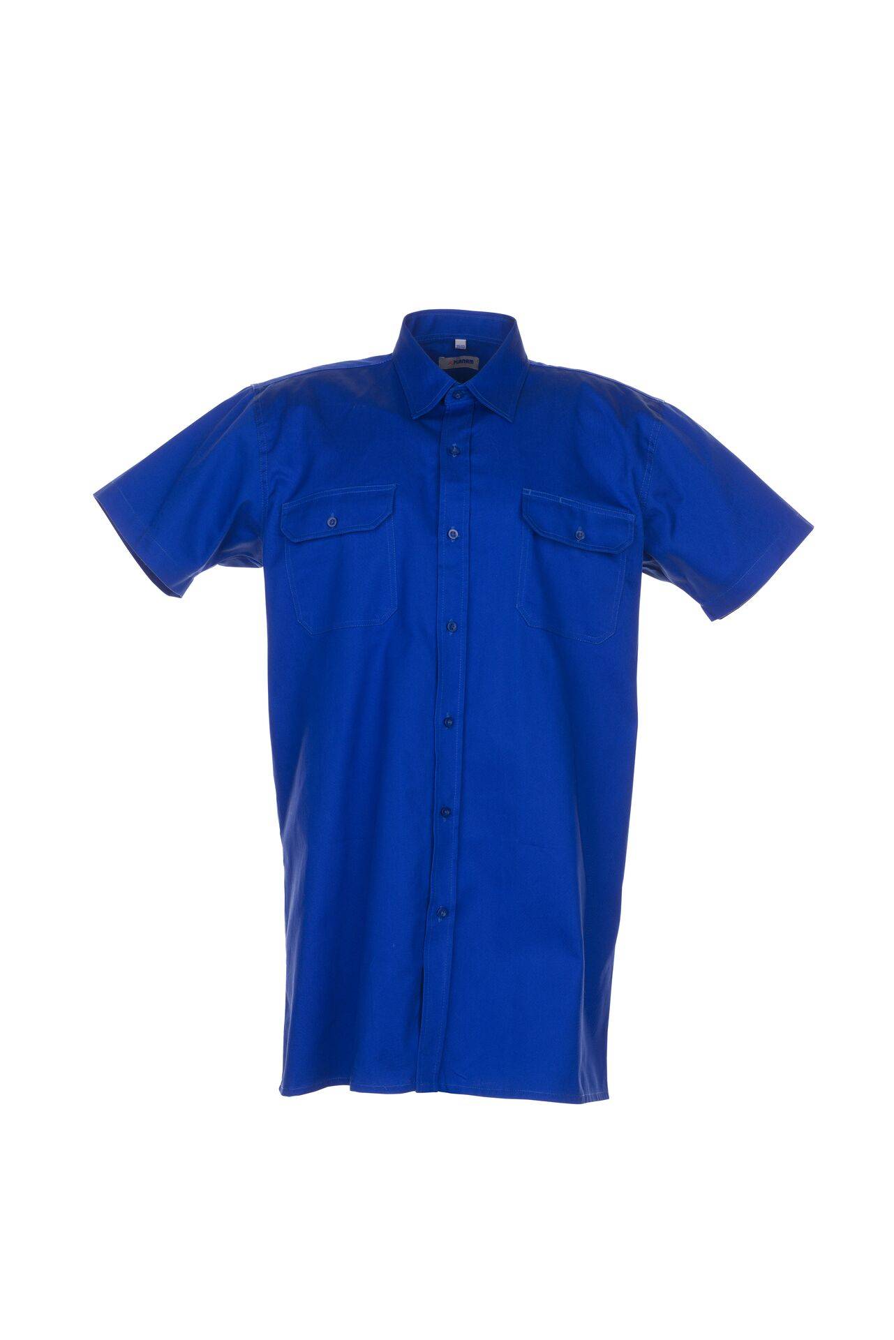 Hemden Köperhemd 1/4 Arm mittelblau Größe 45/46