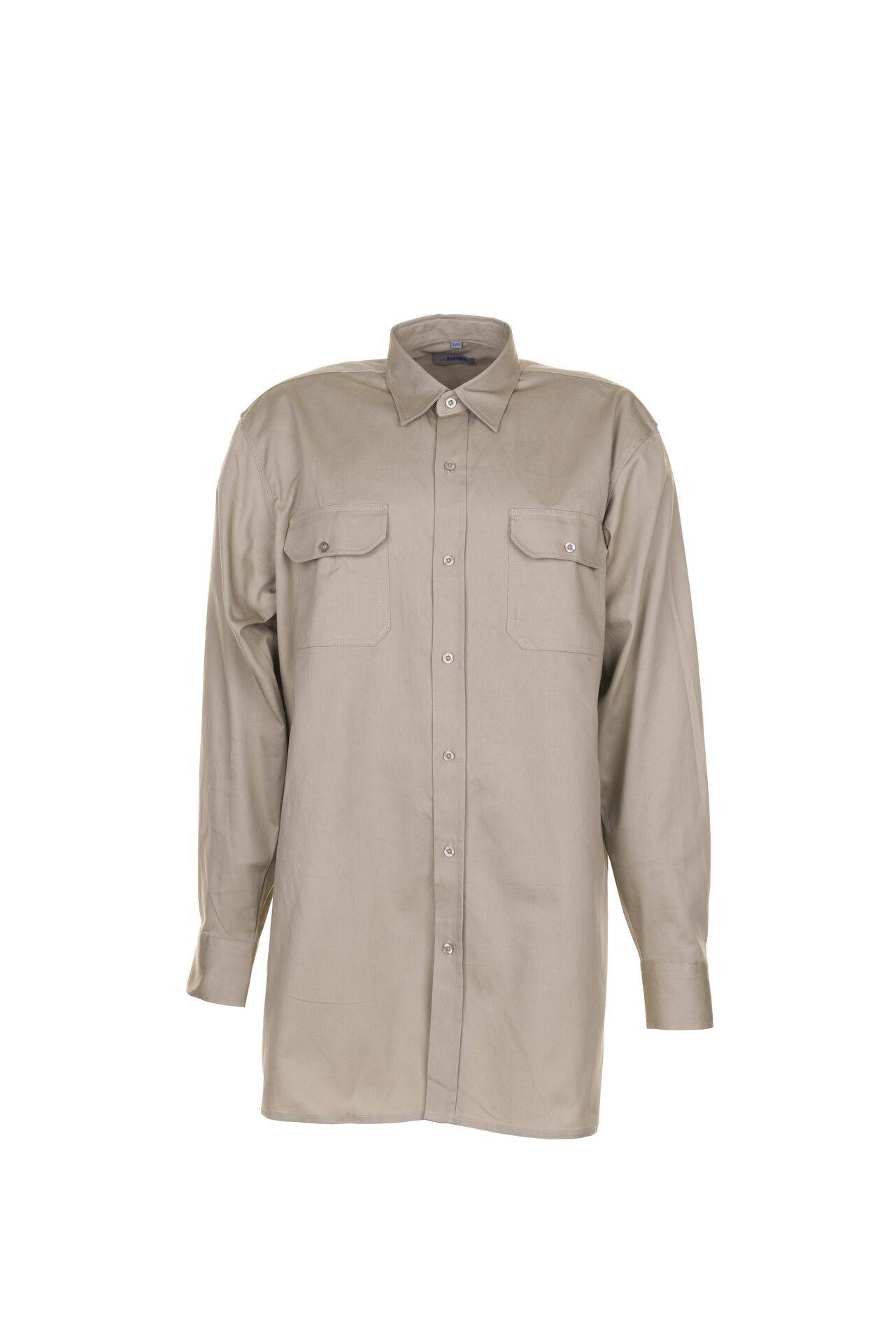 Hemden Köperhemd 1/1 Arm khaki Größe 49/50