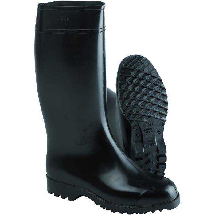 Arbeitsstiefel - Gr. 36 - schwarz - PVC - EN ISO 20347 CI - anatomisch geformtem Fußbett - futterlos und auswaschbar - "Nora Antonia"