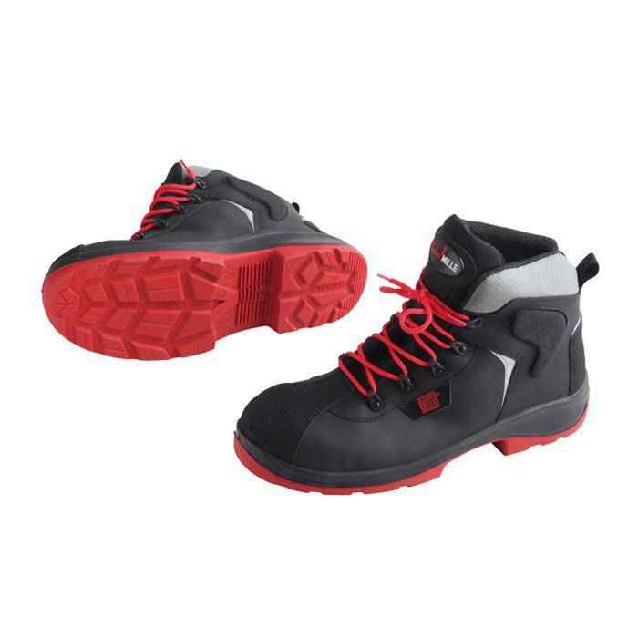 CATU Arbeiter-Halb-Stiefel - Gr. 39 - Vollleder/ PU/Nitril-Sohle SRC - elektrisch isolierend - mit verstärkte Zehenkappe