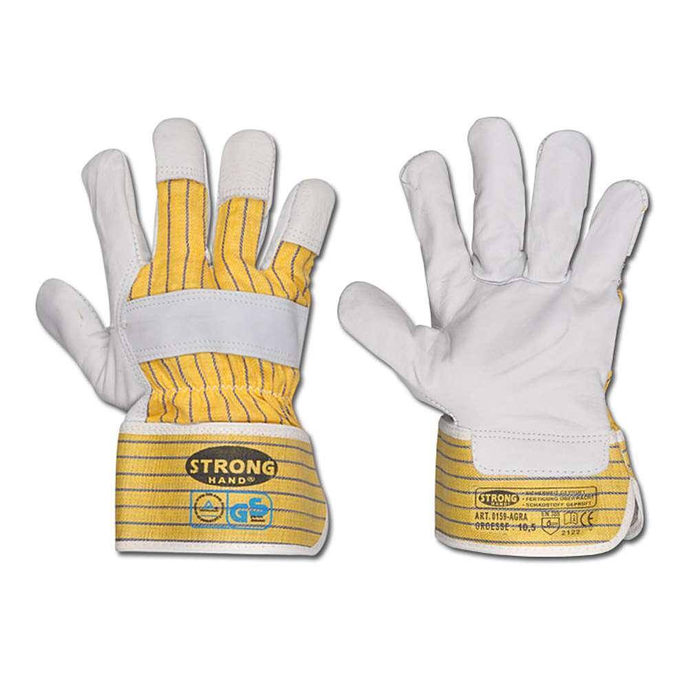 Schutzhandschuh "J- Natur" - Rindvollleder - EN 388 Kategorie 2