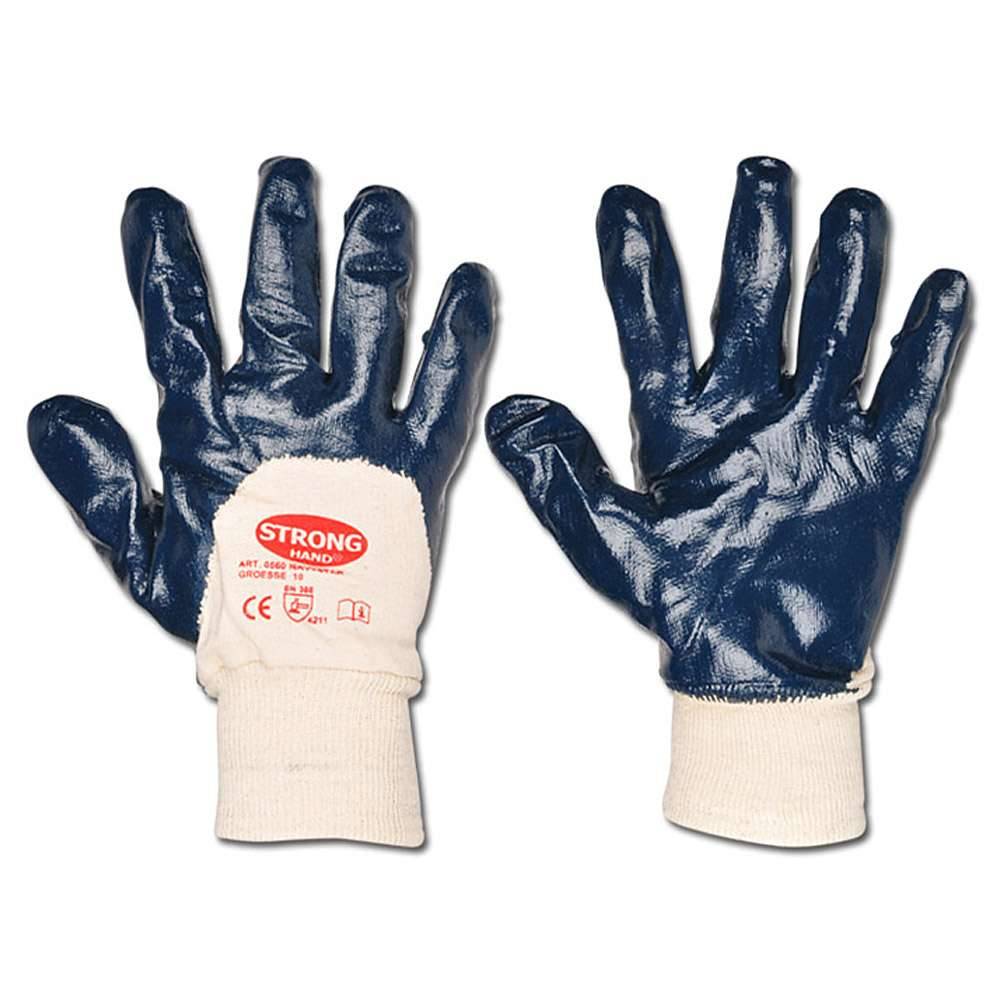 Arbeitshandschuh "Navystar" - Nitril - Farbe blau - Norm EN 388/ Klasse 4211 - Größe 9