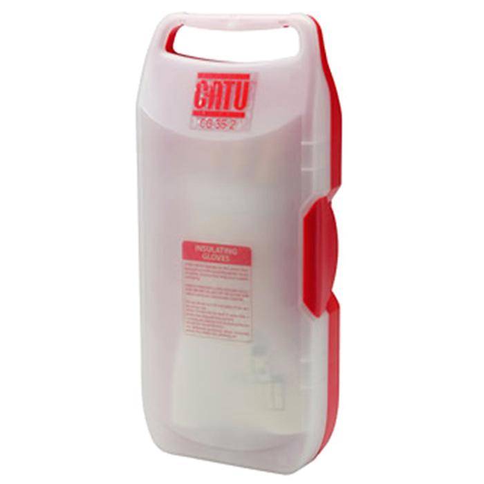 Kasten für elektrisch isolierende Handschuhe - CATU CG-35/2 - Maße 101 x 224 x 476 mm