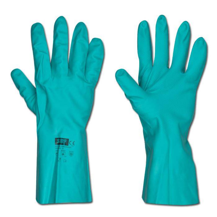 Arbeitshandschuh "VANCOUVER" - Nitril - Farbe grün - Norm EN 388 /Klasse 4101/ EN 374/2/3 - Größe 11