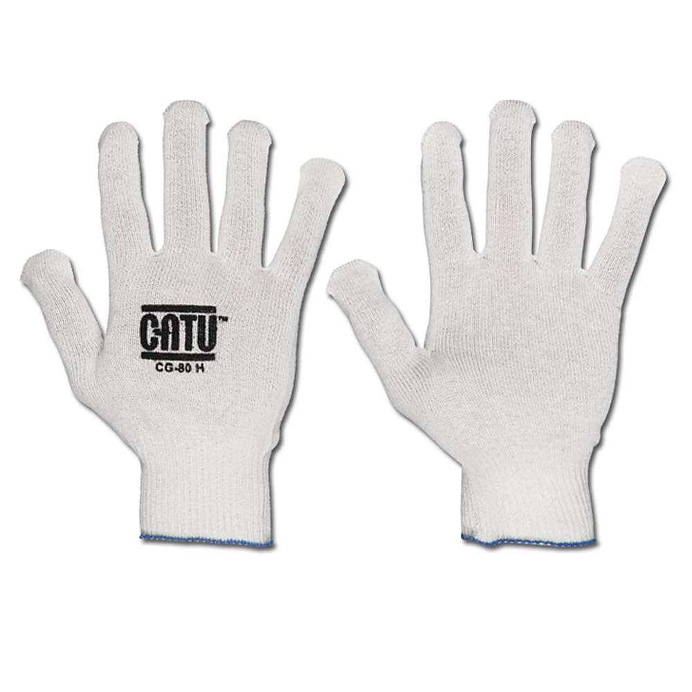 Unterziehhandschuhe - CATU CG-80-H - 100% Baumwolle - nahtlos - CE zetifiziert (Gauge 13)