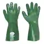 Arbeitshandschuh"Houston" - PVC mit Baumwollfutter - Farbe grün - Norm EN 388/ Klasse 4121 Arbeitshandschuh"Houston" - PVC mit Baumwollfutter - Farbe grün - Norm EN 388/ Klasse 4121