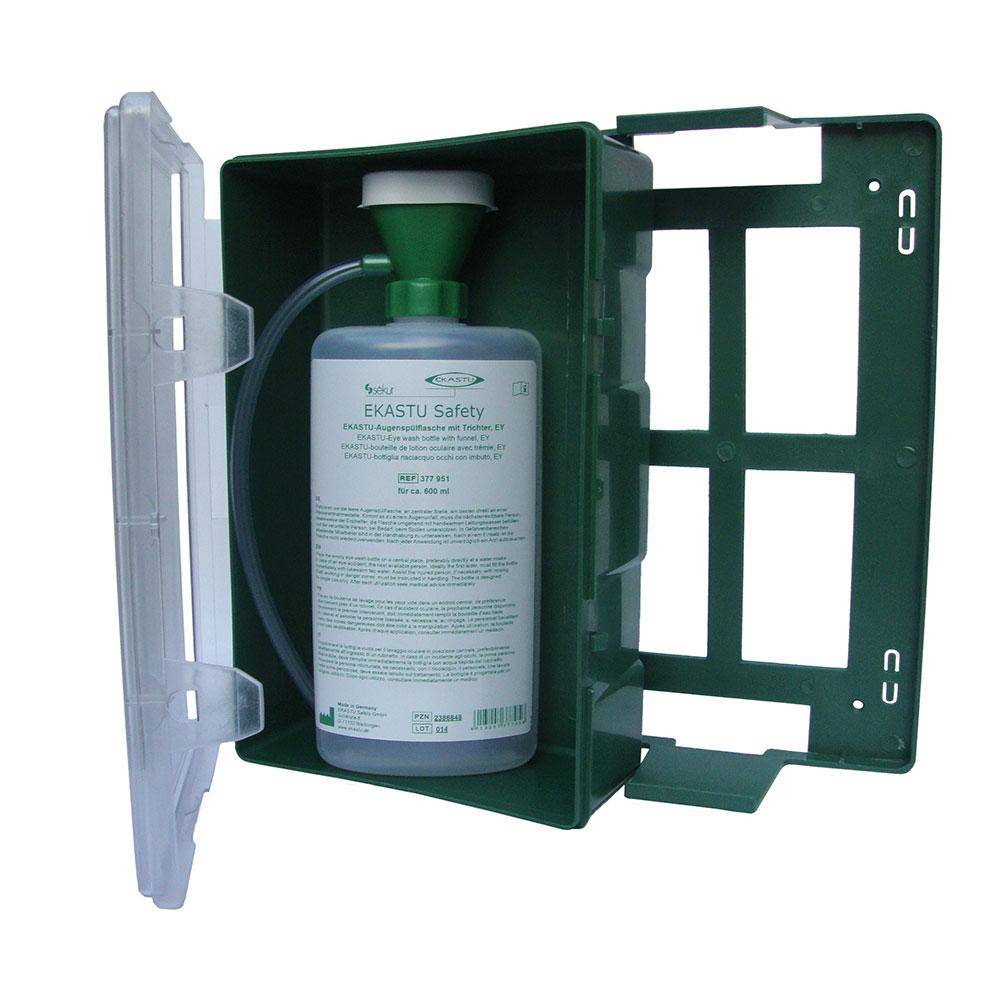 Wandbox mit strukturiertem Deckel (leer) - für 1 EKASTU-Augenspülflasche