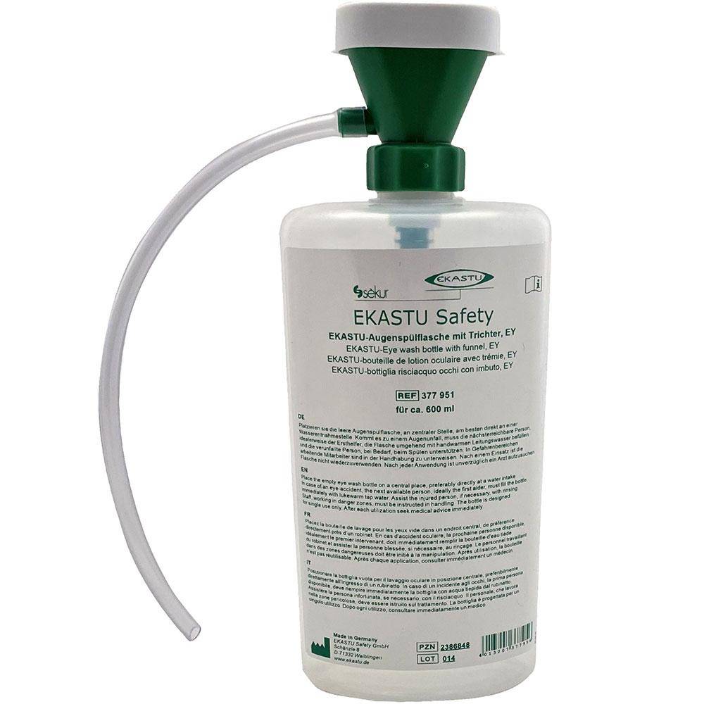 EKASTU-Augenspülflasche mit Trichter - leer (600 ml)
