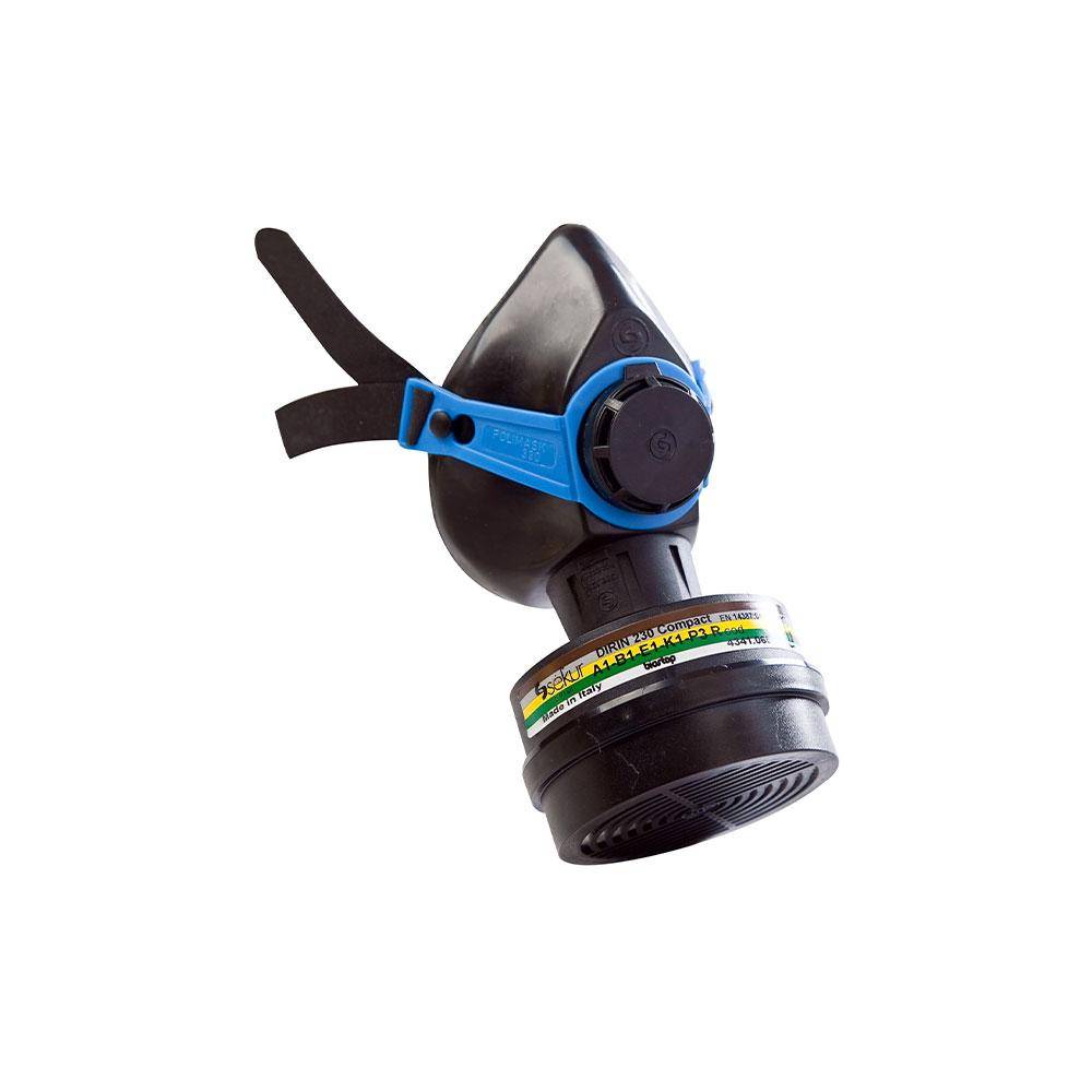 Atemschutz-Halbmaske colorex multi A1B1E1K1-P3R D - DIN EN 140 und DIN EN 14387