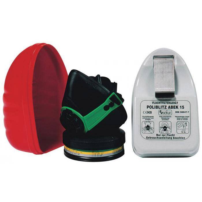 Fluchtfiltergerät POLI-BLITZ - in Aufbewahrungsbox