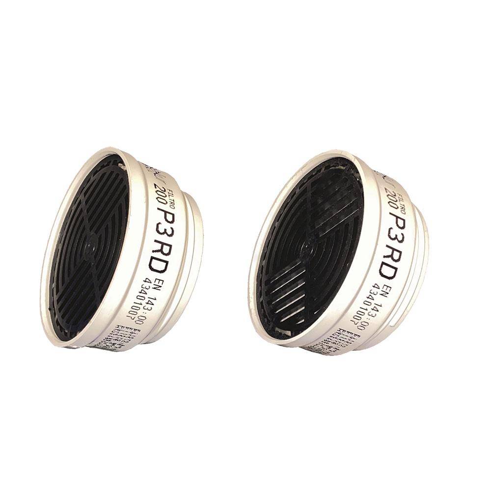 Partikelfilter "200 P3R D" - Doppelfilter - VE 8 Stück