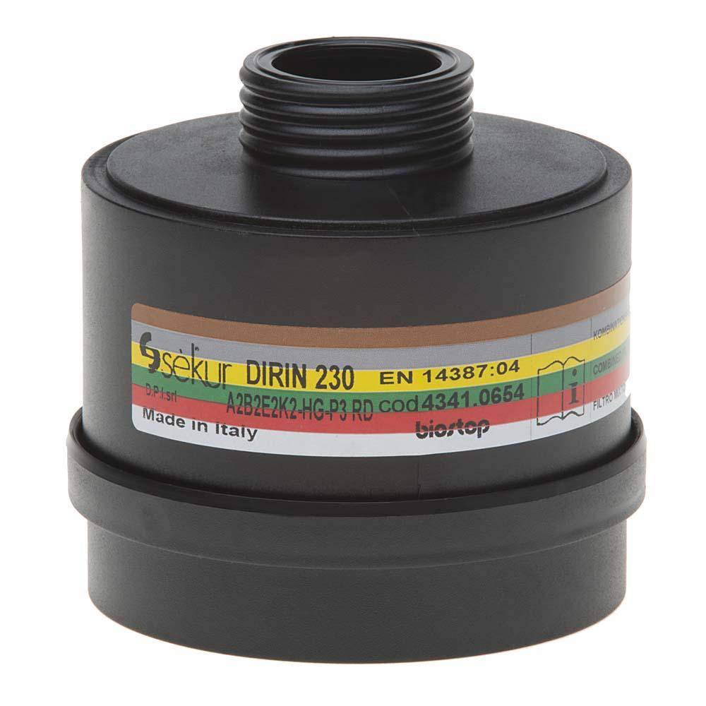 Mehrbereichs-Kombinationsfilter "DIRIN 230 A2B2E2K2 Hg-P3R D"