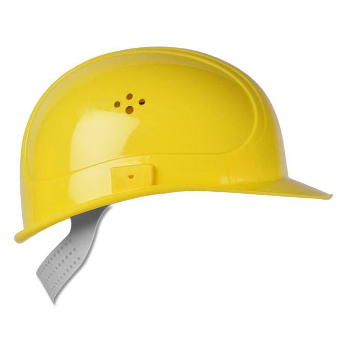 Schutz-Helm - 51-64 cm - schwefelgelb - Polyethylen - "INAP Master 6" - DIN EN 397 - seitliche Slots für Gehörschützer