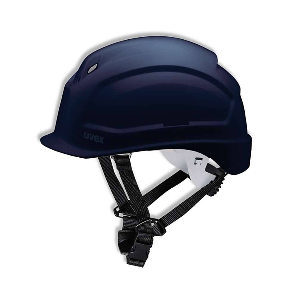 Schutzhelm uvex pheos S-KR - kurzer Schirm - blau