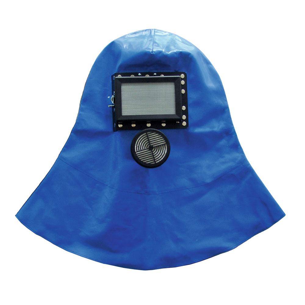 Spezialschutz-Set 530.1ASt/H (A2-P3R D) - integrierte Halskrause - Haube, Maske & Filter - eingebaute Halbmaske Polimask ALFA