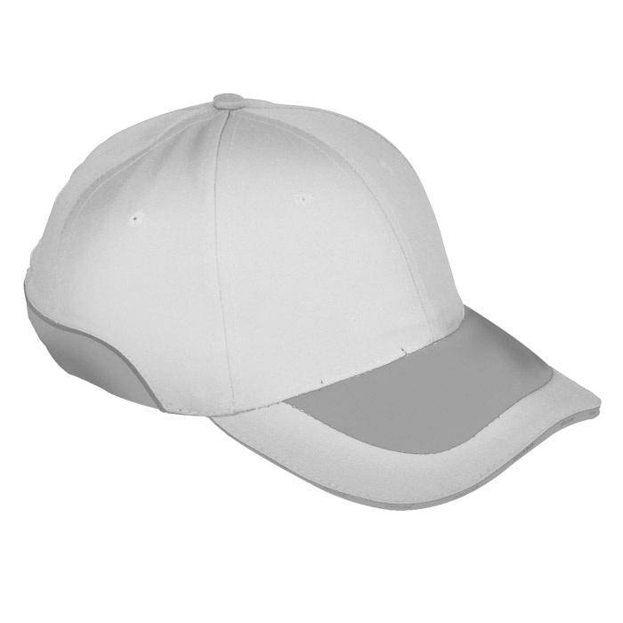 Anstoß-Kappe "GREG" ELYSEE - Kopfweite 53-59 cm - weiß - 65% PL, 35% BW/ Schale PP - EN 812