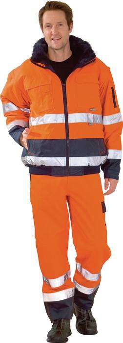 Warnschutz-Comfortjacke Gr.S orange/marine PLANAM