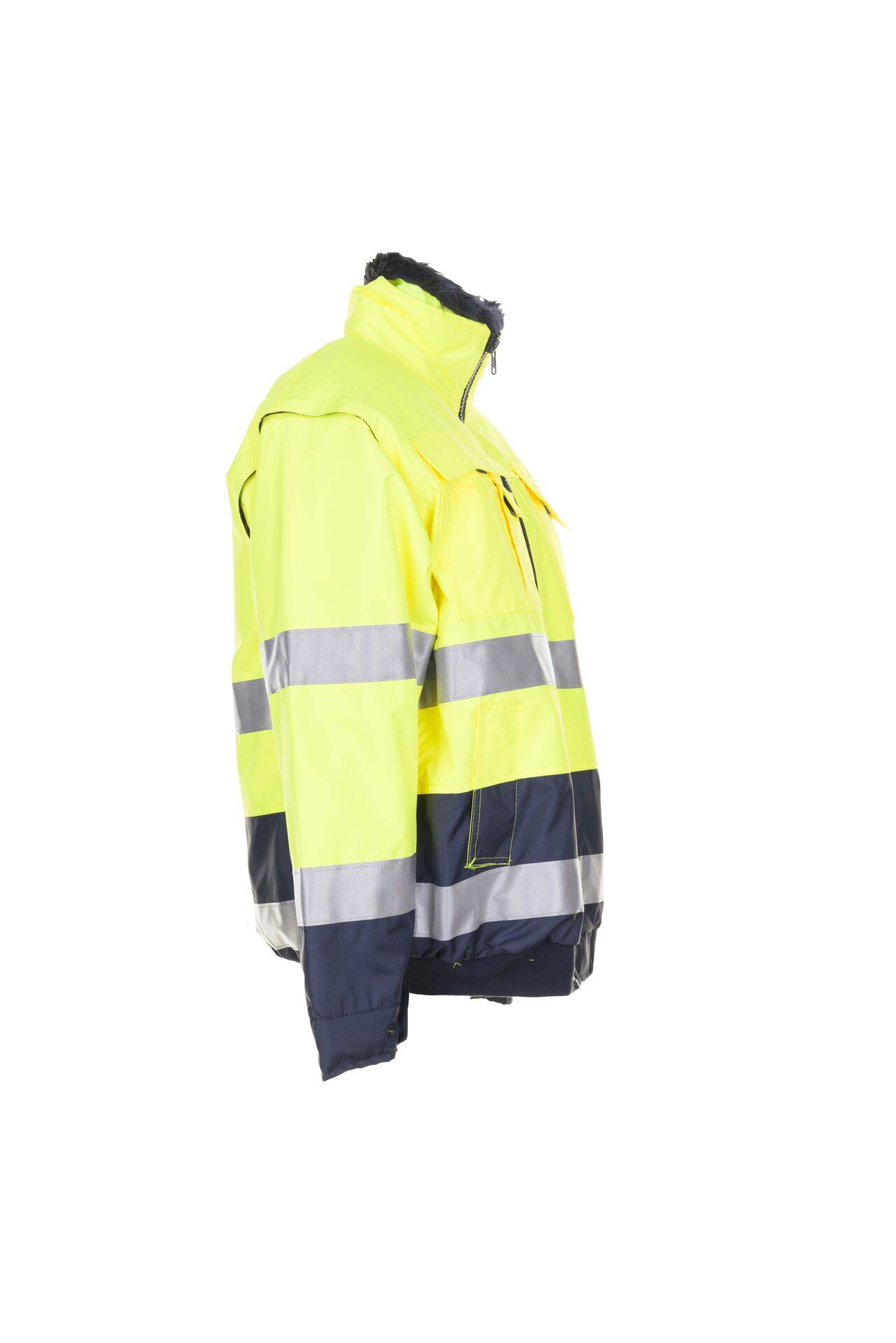 Warnschutz Comfortjacke gelb/marine Größe XXXL