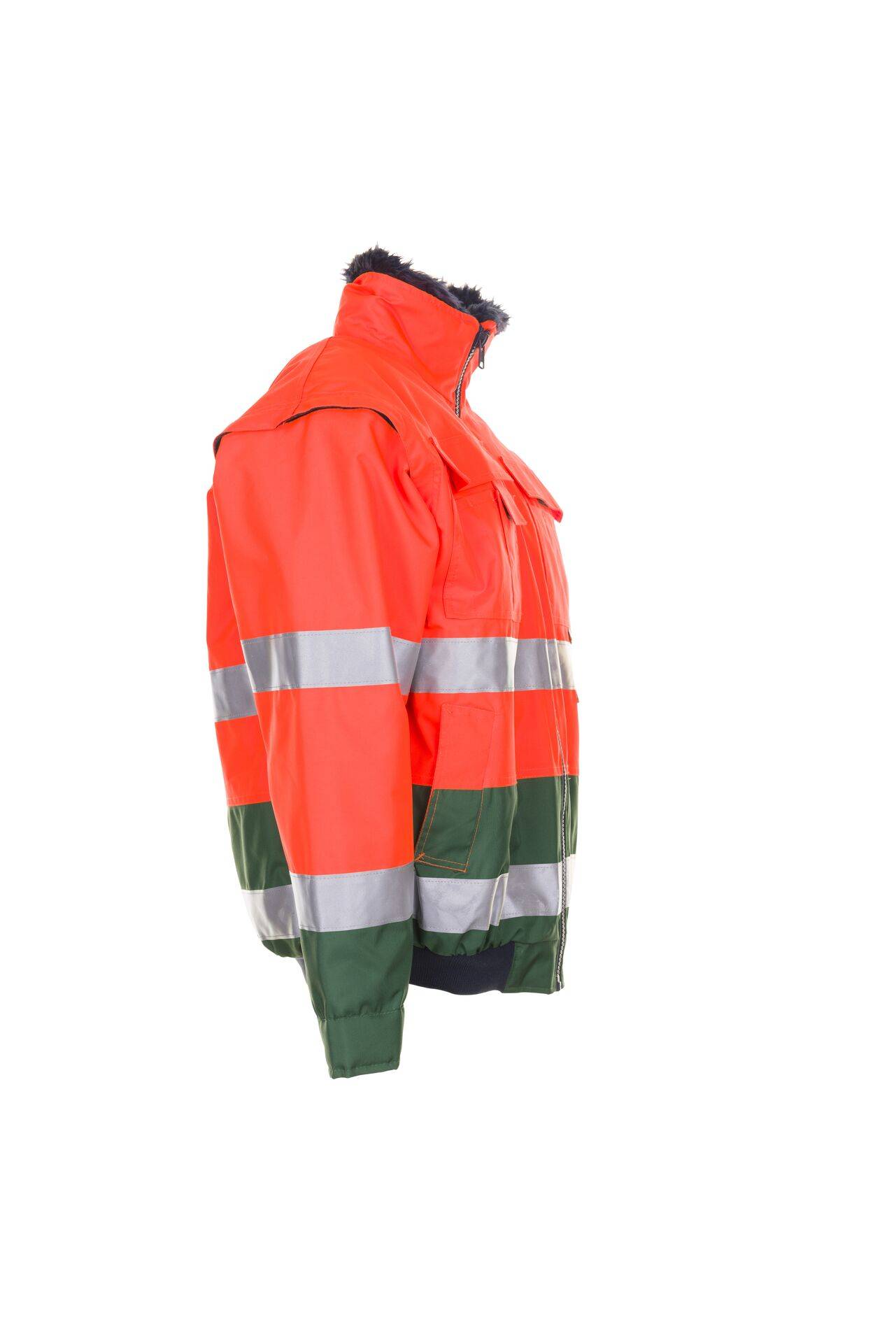 Warnschutz Comfortjacke orange/grün Größe XXXL
