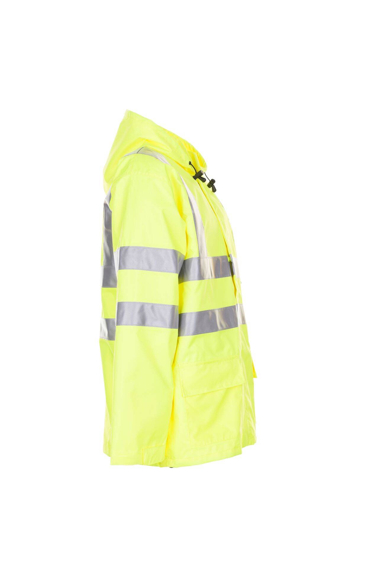 Warnschutz Regenjacke uni gelb Größe S