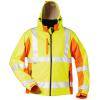 Warnschutz-Softshelljacke "Adam" - Gr. L - fluoreszierend gelb/orange - EN ISO 20471 Klasse 3 - atmungsaktiv, wind- u. wasserdicht