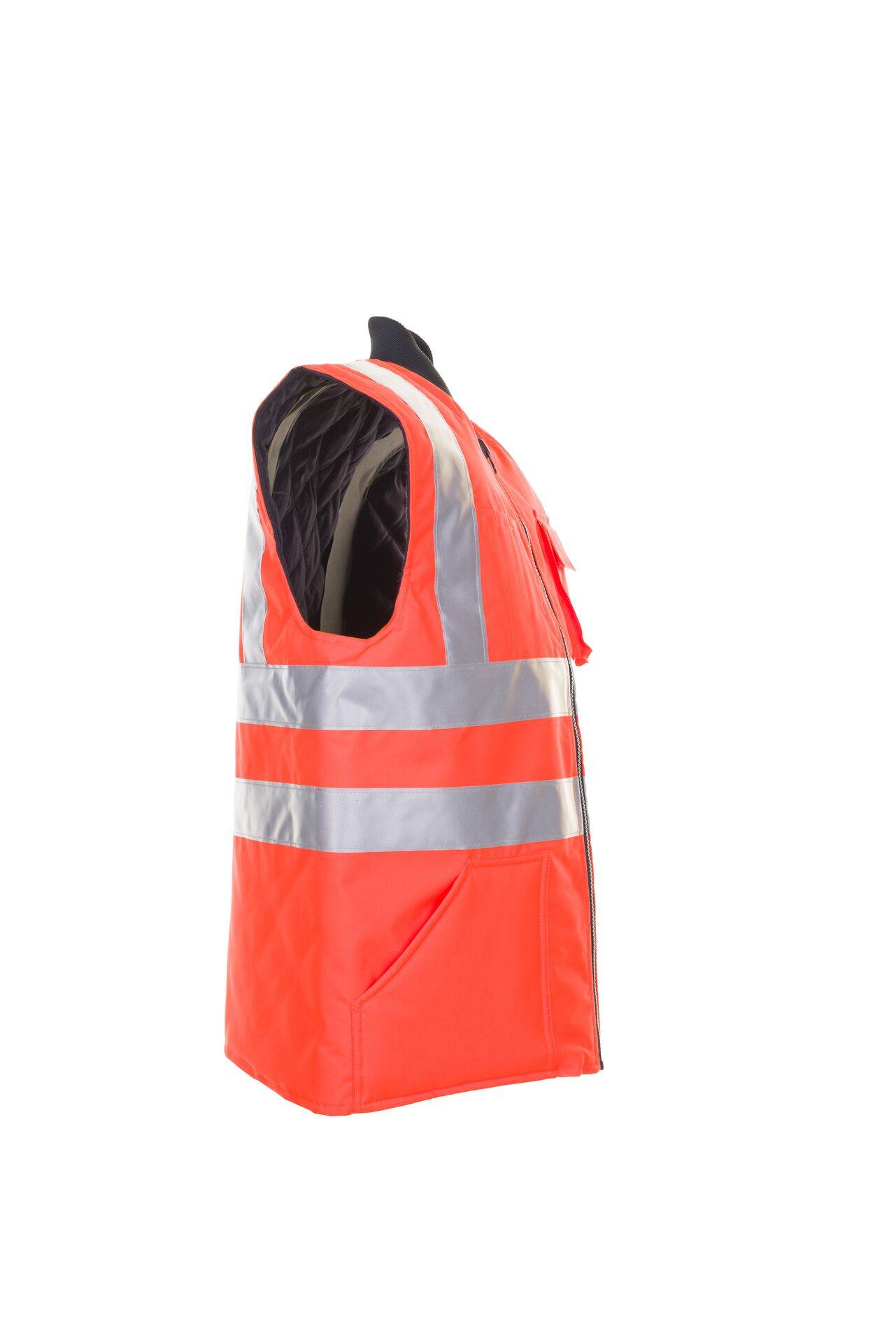 Warnschutz Winterweste uni orange Größe S