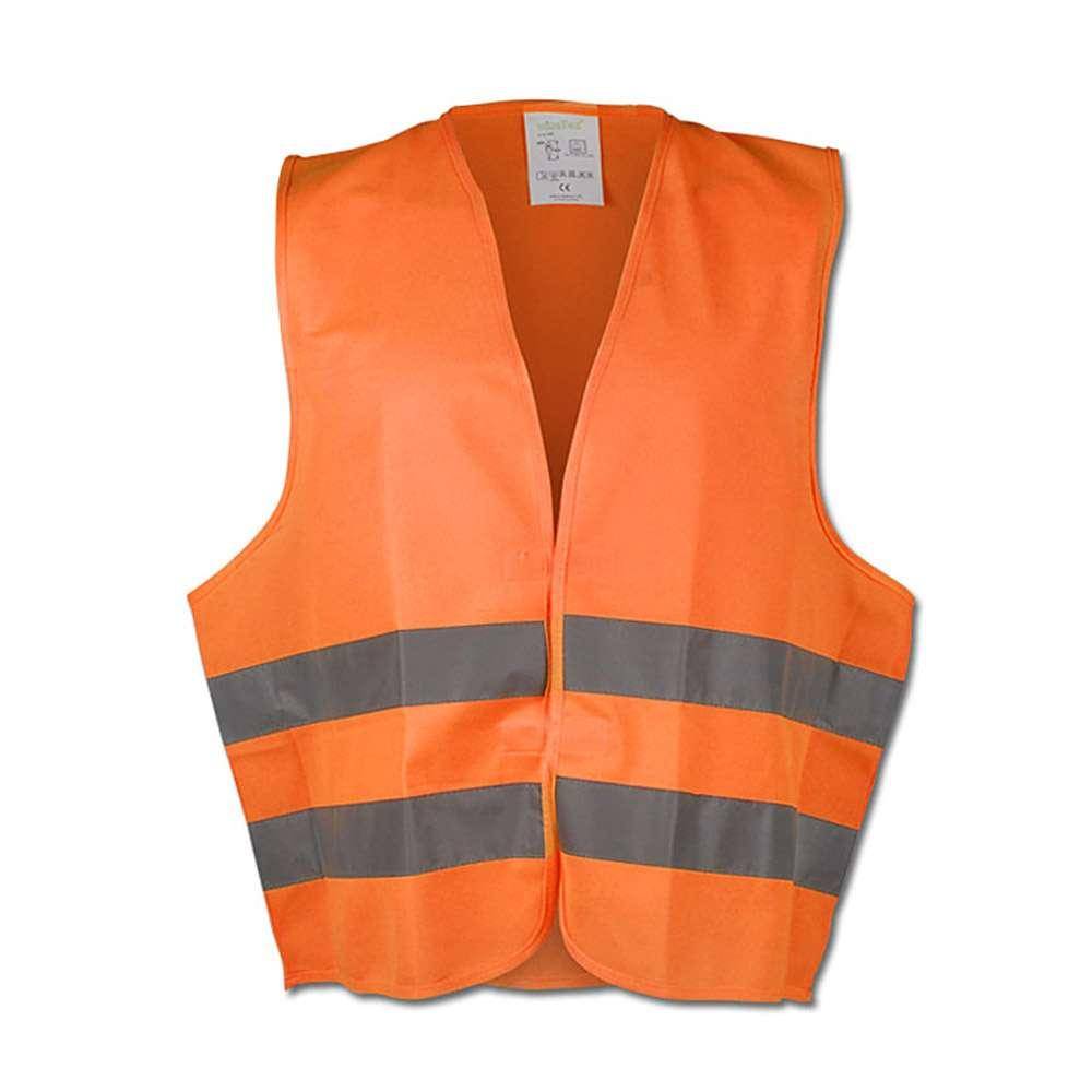 Warnschutzweste - Gr. universal - orange -EN ISO 20471/2 - 100% PES - Klettverschluss - einzeln verpackt - "OSKAR"