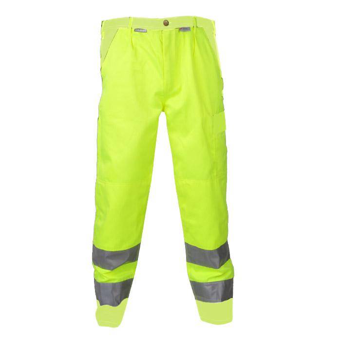 Bundhose "Warnschutz" - Planam - Gr. 24 - gelb - EN ISO 20471 Klasse 2