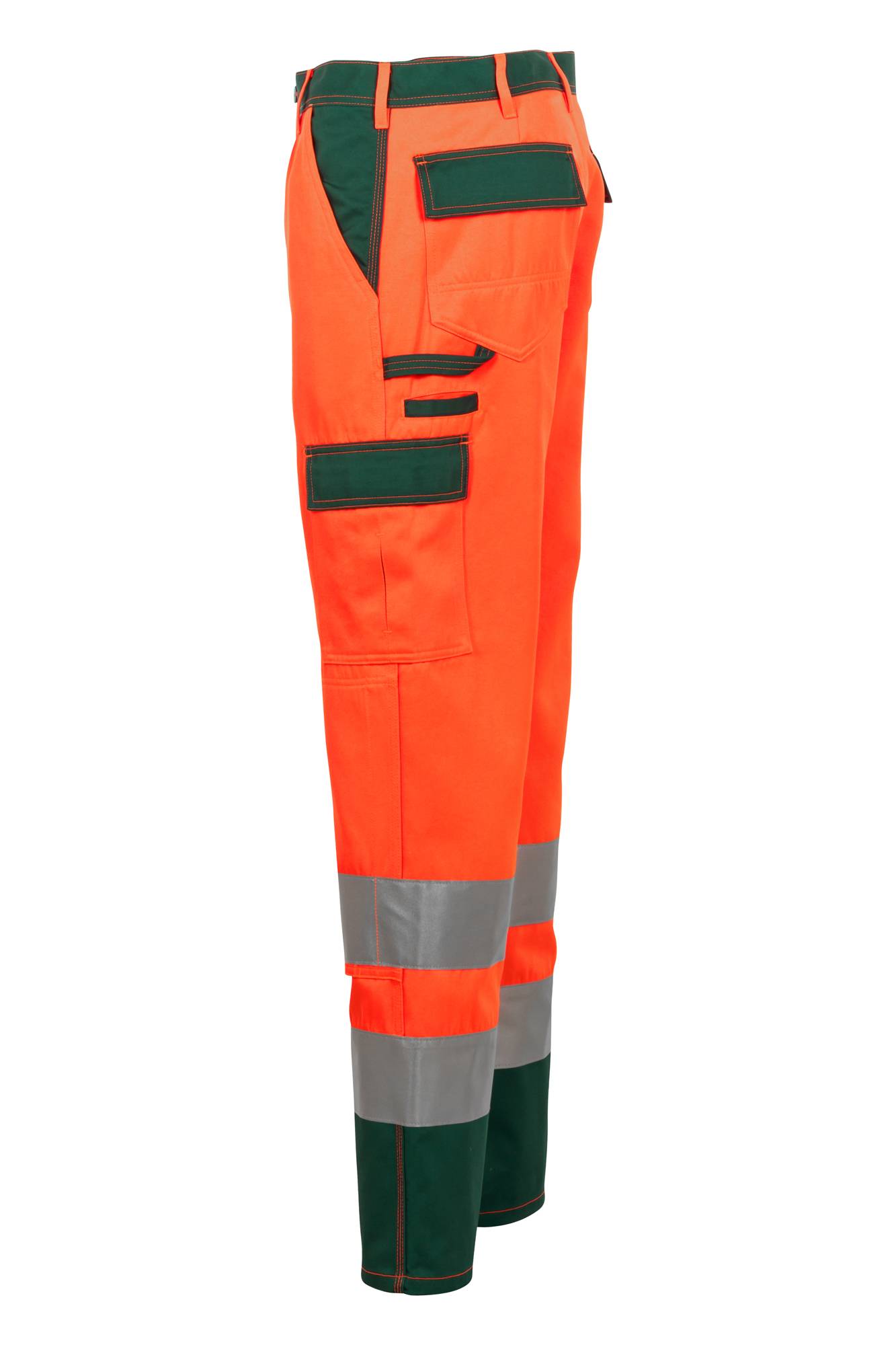 Planam Warnschutz Bundhose orange/grün 90 2018090