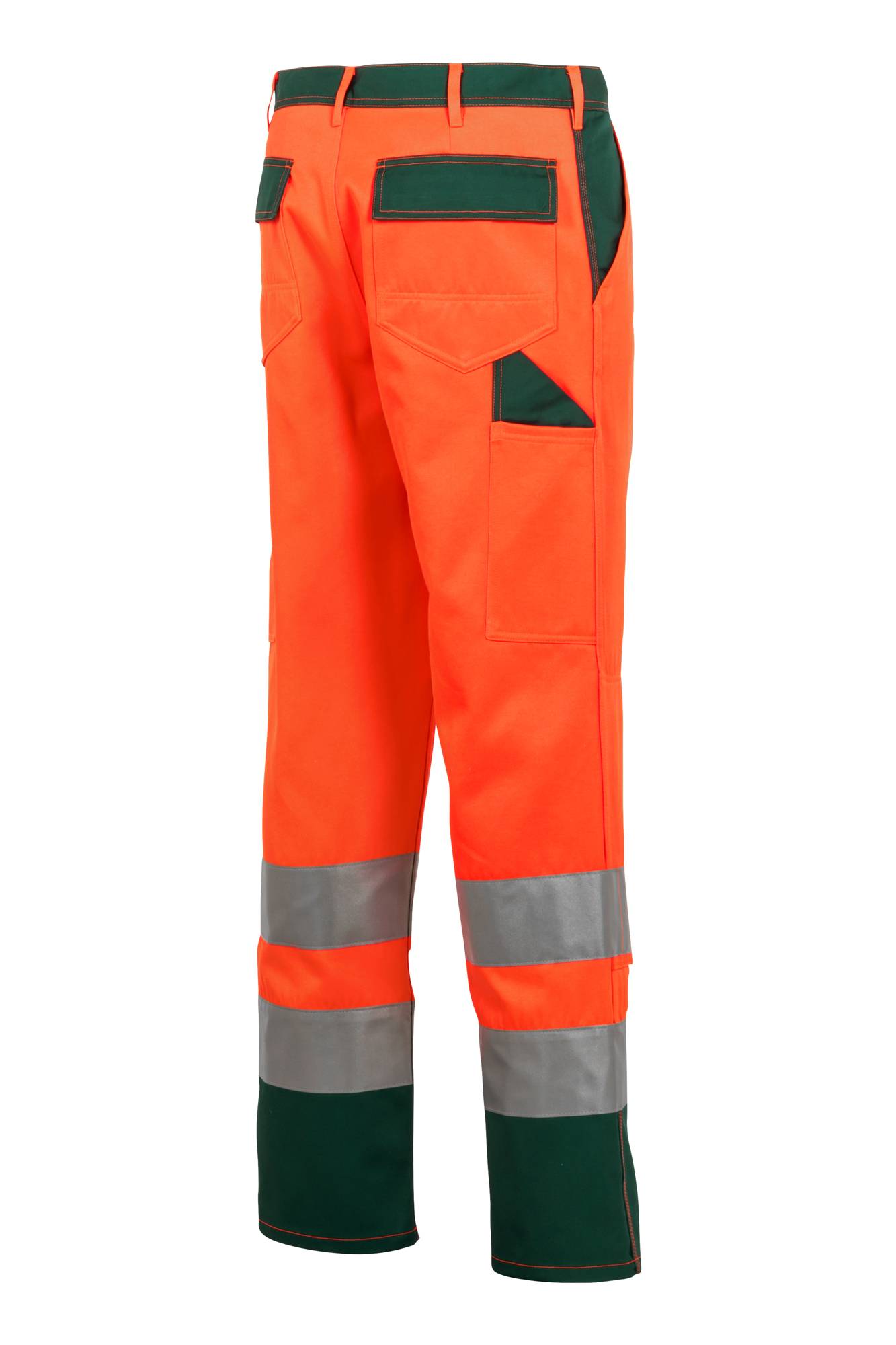 Planam Warnschutz Bundhose orange/grün 106 2018106