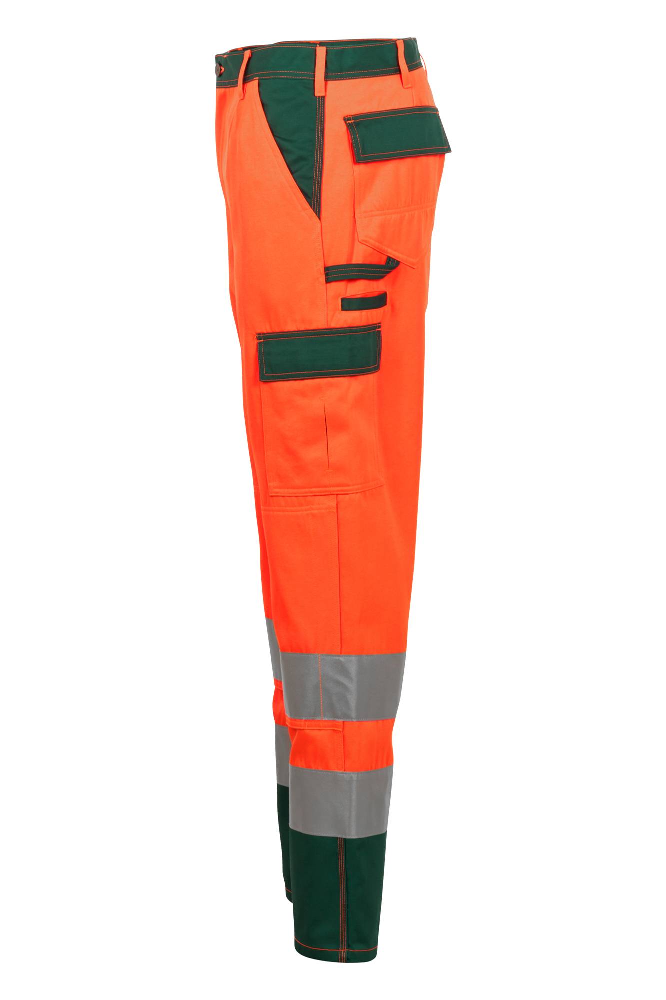 Planam Warnschutz Bundhose orange/grün 106 2018106