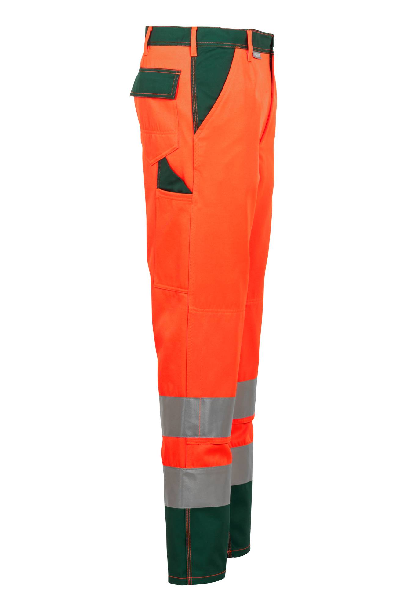 Planam Warnschutz Bundhose orange/grün 106 2018106