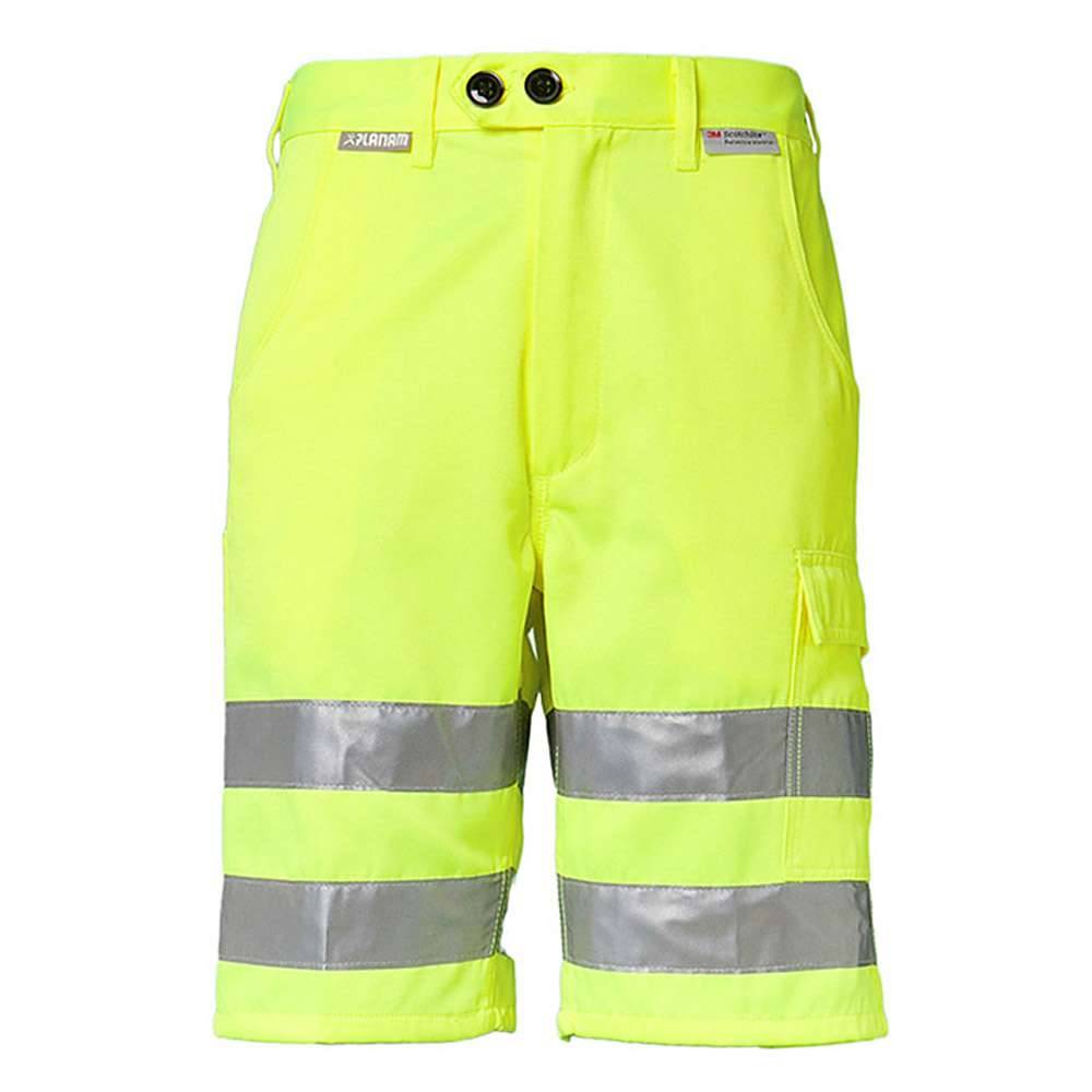 Shorts "Warnschutz" - Planam - Gr. S - gelb - EN ISO 20471 Klasse 1 - 15/85% MG - 290 g/m²