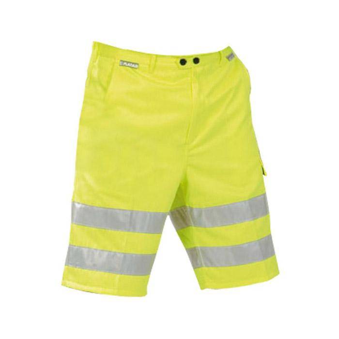 Planam Warnschutz Shorts uni gelb M 2014048
