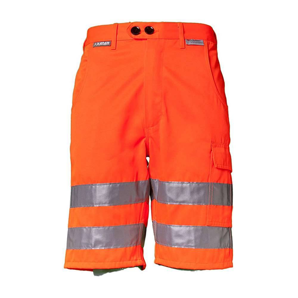 Shorts "Warnschutz" - Planam - Gr. S - orange - EN ISO 20471 Klasse 1 - 15/85% MG - 290 g/m²