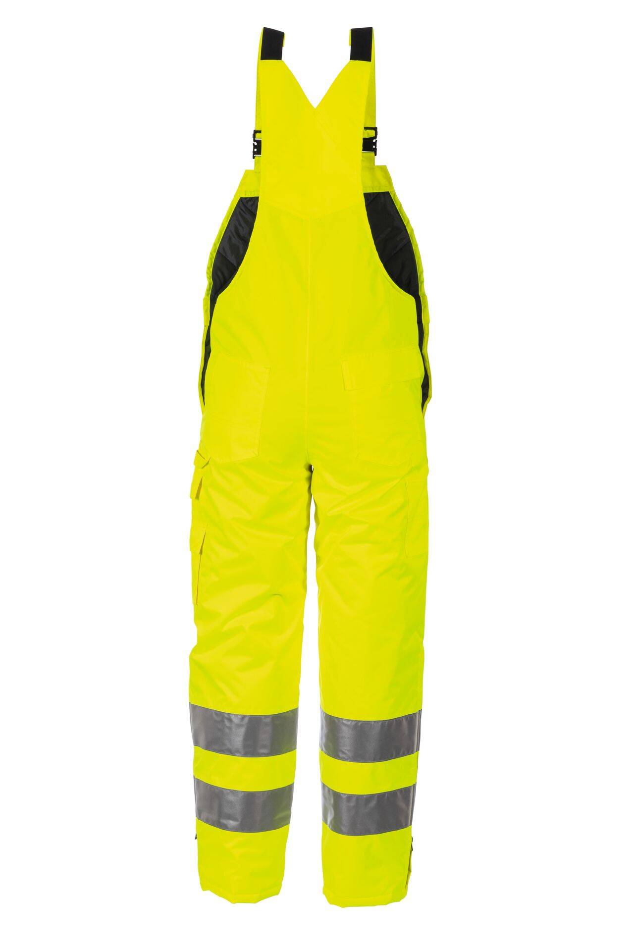 Warnschutz Winterlatzhose uni gelb Größe S