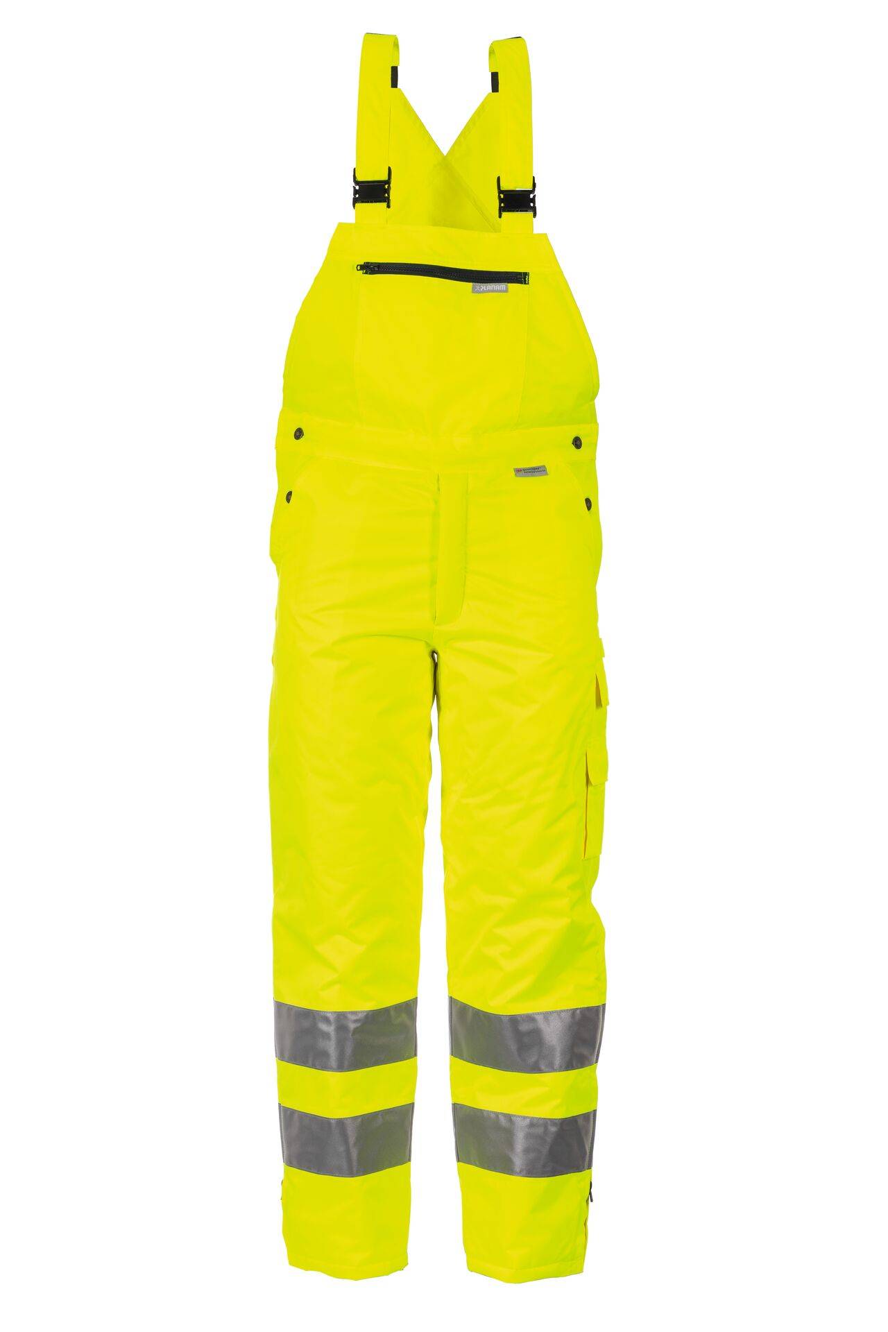 Warnschutz Winterlatzhose uni gelb Größe M