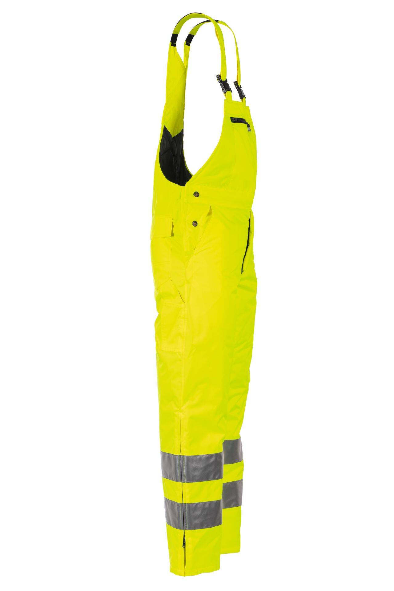 Warnschutz Winterlatzhose uni gelb Größe L