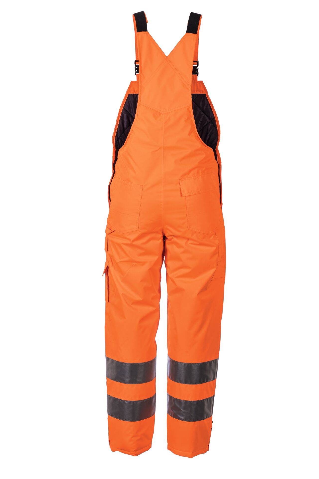 Warnschutz Winterlatzhose uni orange Größe 4XL