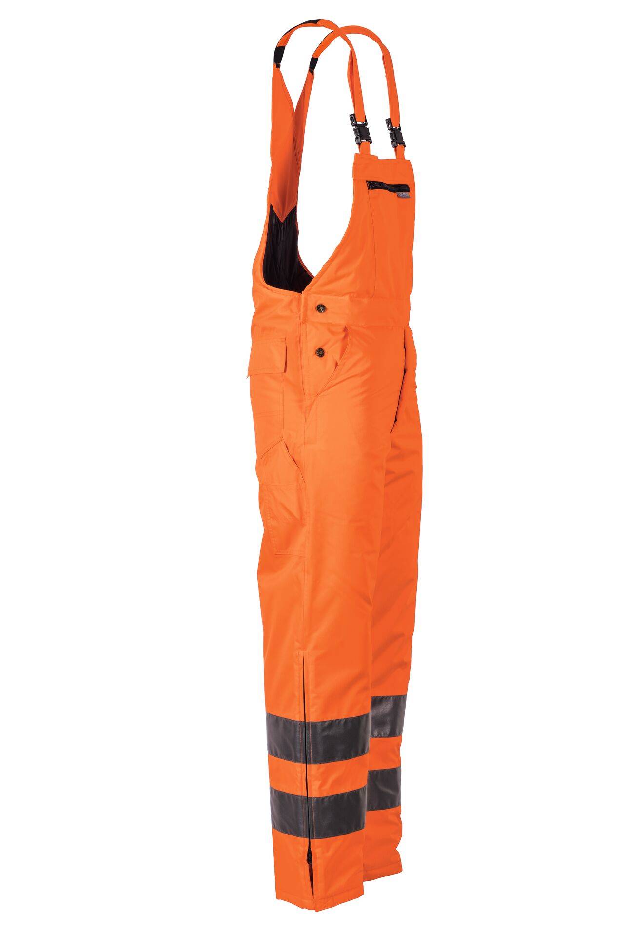 Warnschutz Winterlatzhose uni orange Größe S