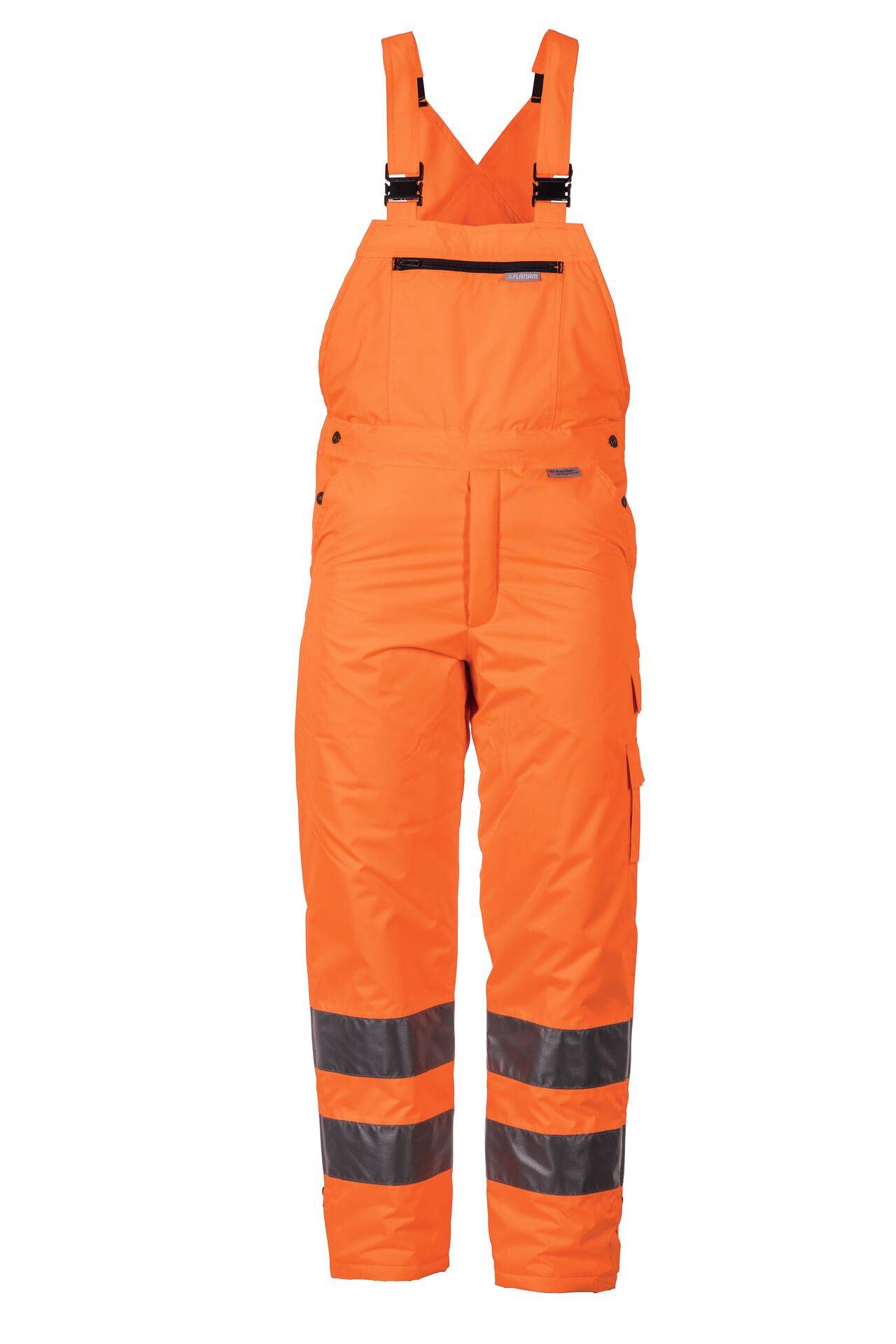 Warnschutz Winterlatzhose uni orange Größe L